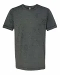 Bella + Canvas Unisex Poly-Cotton Short-Sleeve T-Shirt Black Acid Wash