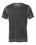 Bella + Canvas Unisex Poly-Cotton Short-Sleeve T-Shirt Grey Acid Wash