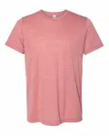 Bella + Canvas Unisex Poly-Cotton Short-Sleeve T-Shirt Mauve Marble