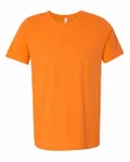 Bella + Canvas Unisex Poly-Cotton Short-Sleeve T-Shirt Neon Orange