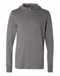 Bella + Canvas Unisex Jersey Long-Sleeve Hoodie Deep Heather