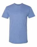 American Apparel Unisex Triblend Short-Sleeve Track T-Shirt Athletic Blue