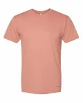 American Apparel Unisex Triblend Short-Sleeve Track T-Shirt Tri-Coral
