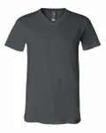 Bella + Canvas Unisex Jersey Short-Sleeve V-Neck T-Shirt Asphalt