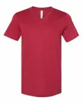 Bella + Canvas Unisex Jersey Short-Sleeve V-Neck T-Shirt Cardinal