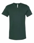 Bella + Canvas Unisex Jersey Short-Sleeve V-Neck T-Shirt Forest