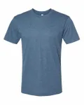 American Apparel Unisex Triblend Short-Sleeve Track T-Shirt Tri-Dusk
