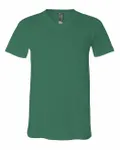Bella + Canvas Unisex Jersey Short-Sleeve V-Neck T-Shirt Kelly