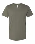 Bella + Canvas Unisex Jersey Short-Sleeve V-Neck T-Shirt Military Green