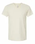 Bella + Canvas Unisex Jersey Short-Sleeve V-Neck T-Shirt Natural