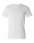 Bella + Canvas Unisex Poly-Cotton Short-Sleeve T-Shirt WHITE