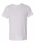Bella + Canvas Unisex Poly-Cotton Short-Sleeve T-Shirt White Slub