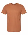 American Apparel Unisex Triblend Short-Sleeve Track T-Shirt Tri-Rust