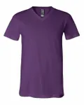 Bella + Canvas Unisex Jersey Short-Sleeve V-Neck T-Shirt Team Purple