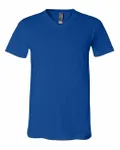 Bella + Canvas Unisex Jersey Short-Sleeve V-Neck T-Shirt TRUE ROYAL
