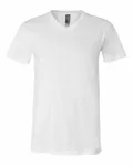 Bella + Canvas Unisex Jersey Short-Sleeve V-Neck T-Shirt WHITE