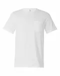 Bella + Canvas Men's Jersey Short-Sleeve Pocket T-Shirt WHITE