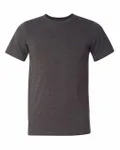Bella + Canvas Unisex Made In The USA Jersey T-Shirt Dark Grey Heather