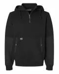 Dri Duck Men's Mission Quarter-Zip BLACK