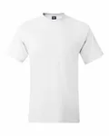 Hanes Adult Beefy-T with Pocket WHITE