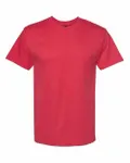 Hanes Unisex Beefy-T T-Shirt Heather Red