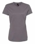 Hanes Ladies' Perfect-T T-Shirt Charcoal Heather