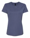 Hanes Ladies' Perfect-T T-Shirt Heather Navy