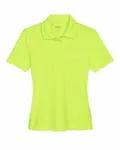CORE365 Ladies' Origin Performance Piqu Polo with Pocket SAFETY YELLOW