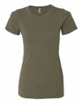 Next Level Apparel Ladies' CVC T-Shirt Military Green