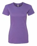 Next Level Apparel Ladies' CVC T-Shirt Purple Rush