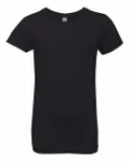 Next Level Apparel Youth Girls Princess T-Shirt BLACK