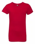 Next Level Apparel Youth Girls Princess T-Shirt RED