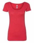 Next Level Apparel Ladies' Triblend Scoop VINTAGE RED