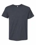 Jerzees Adult Premium Blend Ring-Spun T-Shirt Black Ink Heather