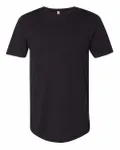 Next Level Apparel Men's Cotton Long Body Crew BLACK