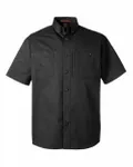 Harriton Men's Advantage IL Short-Sleeve Work Shirt BLACK
