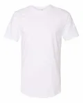 Next Level Apparel Men's Cotton Long Body Crew WHITE