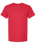 Jerzees Adult Premium Blend Ring-Spun T-Shirt Fiery Red Heather