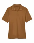 Harriton Ladies' Advantage Snag Protection Plus Polo Duck Brown