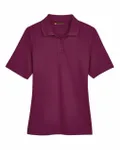 Harriton Ladies' Advantage Snag Protection Plus Polo Maroon