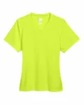 Team 365 Ladies' Zone Performance T-Shirt SAFETY YELLOW