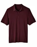 North End Men's JAQ Snap-Up Stretch Performance Polo Burgundy