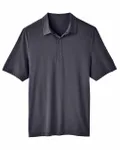 North End Men's JAQ Snap-Up Stretch Performance Polo Carbon