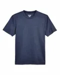 Team 365 Youth Sonic Heather Performance T-Shirt Sport Dark Navy Heather
