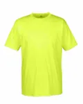 UltraClub Men's Cool & Dry Sport Performance InterlockT-Shirt Bright Yellow
