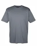 UltraClub Men's Cool & Dry Sport Performance InterlockT-Shirt Charcoal
