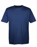 UltraClub Men's Cool & Dry Sport Performance InterlockT-Shirt Navy