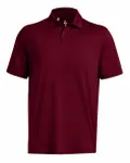Men's Recycled Polo Cardinal/ White
