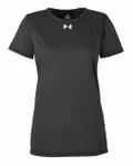 Under Armour Ladies' Team Tech T-Shirt Black/ White
