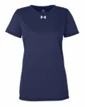 Under Armour Ladies' Team Tech T-Shirt Midnight Navy/ White